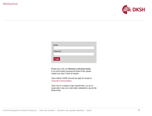 Tablet Screenshot of brandportal.dksh.com